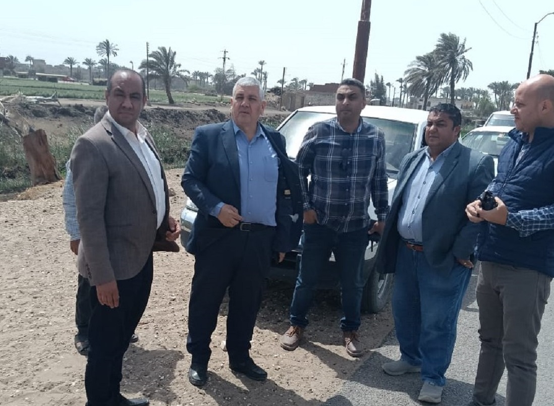 مناقشة مستجدات رفع كفاءة طريق كفر أبجيج